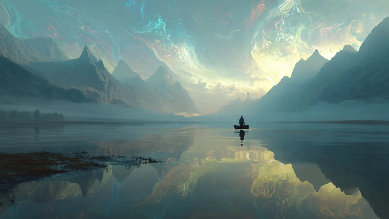 Artwork for the quote “The primary cause of unhappiness is never the situation but your thoughts about it.” by Eckhart Tolle