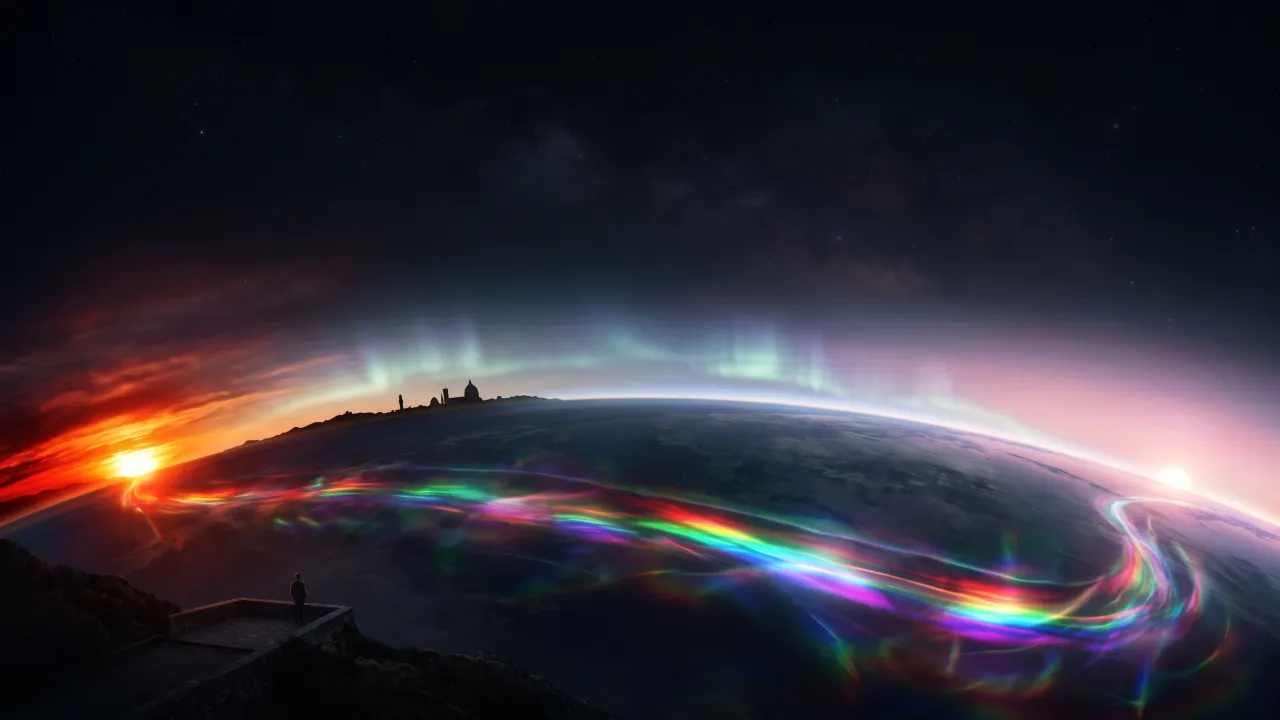 Artwork for the quote “My sun sets to rise again.” by Robert Browning